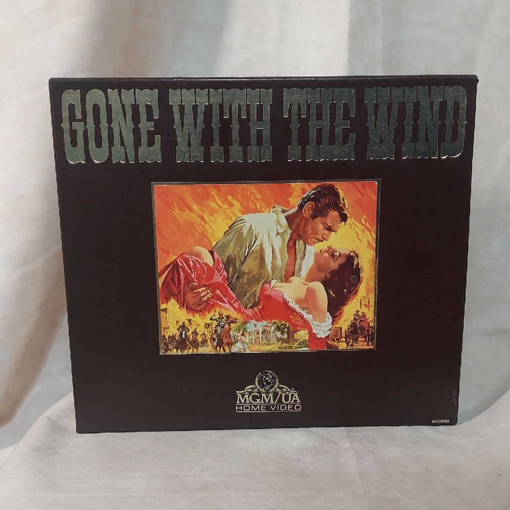 GONE WITH THE WIND Deluxe 2-VHS Box Set (1985 MGM/UA) Classic Film